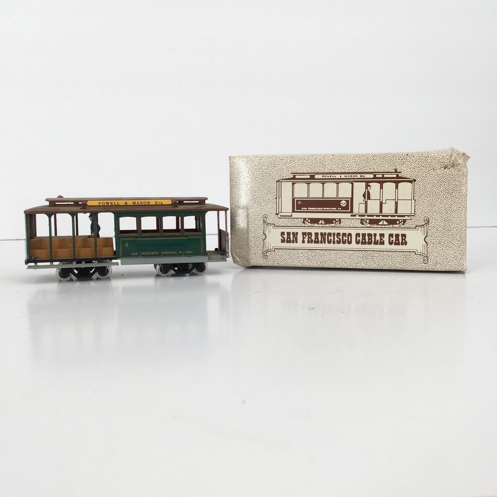 Reader's Digest Mini Die-cast Train Vintage 5" X 2.5" Open Viewing CAR w/ box